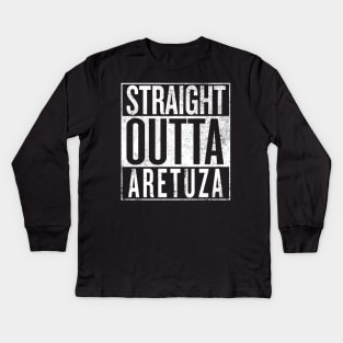 Straight Outta Aretuza - The Witcher Kids Long Sleeve T-Shirt